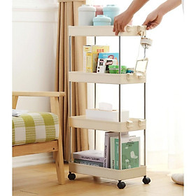 Mua KỆ 4 TẦNG ĐỰNG ĐỒ LẮP RÁP CÓ BÁNH XE ĐỰNG ĐỒ TIỆN DỤNG