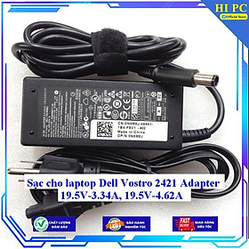 Mua Sạc cho laptop Dell Vostro 2421 Adapter 19.5V-3.34A 19.5V-4.62A - Kèm Dây nguồn - Hàng Nhập Khẩu
