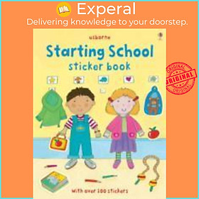 Sách - Starting School Sticker Book by Brooks (UK edition, paperback)