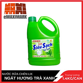 Nước rửa chén siêu sạch ngát hương trà xanh 1.4KG