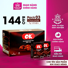 Bao cao su ok – hộp 144 cái