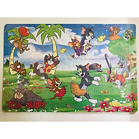 Combo 02 tranh ghép hình 200 mảnh bằng gỗ an toàn cho bé BK120