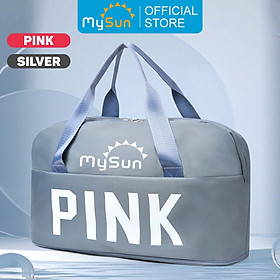 Túi du lịch 2 tầng cỡ lớn chống nước siêu nhẹ cho nam nữ chính hãng cao cấp MySun PINK