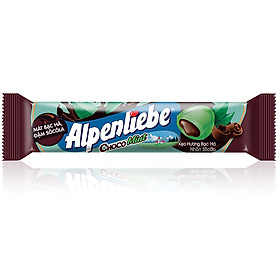 Kẹo Alpenliebe Hương Bạc Hà Nhân Sôcôla (Gói 16 Thỏi)