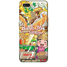 Ốp lưng dành cho điện thoại OPPO A7 hình Bánh Mì Sài Gòn - Hàng chính hãng