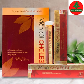 Combo 2 Hộp Viên Sủi Choles BT -Viên Sủi Hỗ Trợ Giảm Mỡ Máu & Ngăn Ngừa Xơ Vữa Động Mạch