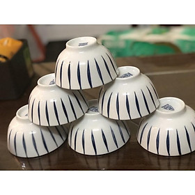 Xả Kho  set 10 chiếc bát cơm sứ bát tràng ms 606