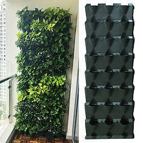 Khung Vườn Đứng Cây Ban Công (Bộ 8 tầng Module Vertical + 1 Tray nước nhập khẩu Bồ Đào Nha (không kèm tưới) dùng trồng cây xanh áp tường