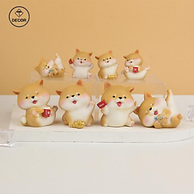 Set 8 Mô Hình Chú Chó Đốm  set 8 mo hinh chu cho dom