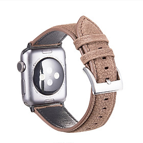 Dây Đồng Hồ Thay Thế Dành Cho Apple Watch 45mm 44mm 42mm 38mm, Chất Liệu Da Bò Cao Cấp Tương Thích Các Phiên Bản Series 7/6/5/4/3/2/1/SE Chính Hãng SAM Leather