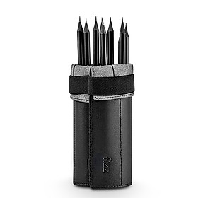 Xiaomi Youpin Fizz Pencil Case Large Capacity Pencil Carrying Bag Organizer Pouch Pen Holder Fiber Leather With 8 Pen