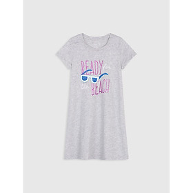 Váy liền bé gái cotton in hình dễ thương CANIFA 1DS20S007