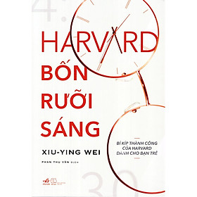 Hình ảnh sách Harvard Bốn Rưỡi Sáng - Tặng Kèm Sổ Tay