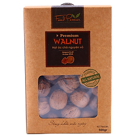 Quả óc chó Mỹ nguyên vỏ Food Passion Premium Walnut 500g