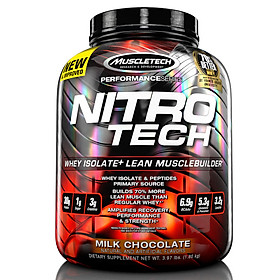 Sữa Tăng Cơ Tăng sức mạnh Nitro Tech 4lbsBổ sung nguồn Protein chất lượng