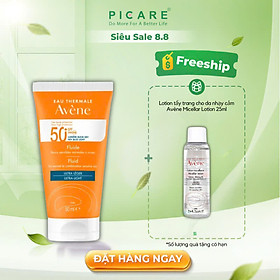 Avène Kem Chống Nắng Cho Da Hỗn Hợp Protection Fluid SPF50+ 50ml