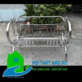 Mua Xích đu mini inox đại thành KIỂU TRÁI TIM