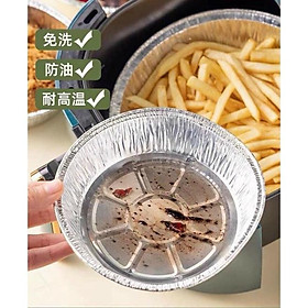 KHUÔN GIẤY BẠC LÓT NỒI CHIÊN KHÔNG DẦU SET 10C
