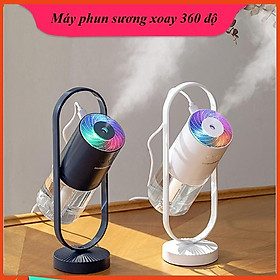 Máy phun sương V90 xoay 360 độ kèm đèn led 7 màu cực đẹp