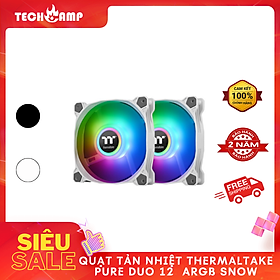 Mua QUẠT TẢN NHIỆT Thermaltake Pure Duo 12  ARGB - Hàng chính hãng