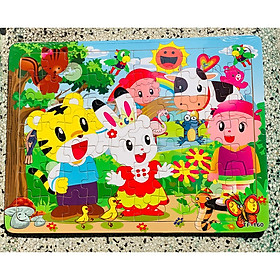 Đồ chơi ghép hình bằng gỗ - cobo 3 tranh ghép hình 60 mảnh Mykid004