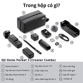 Mua Camera gimbal DJI Pocket 3 bỏ túi nhỏ gọn  quay video vlog sắc nét 4K 120fps (DJI OP 3) kèm thẻ nhớ - Hàng chính hãng