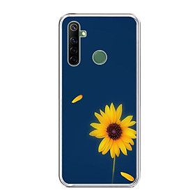 Ốp lưng dẻo cho điện thoại REALME 6i / REALME 5/5i/5s/C3 - 0327 SUNFLOWER06 - Hàng Chính Hãng