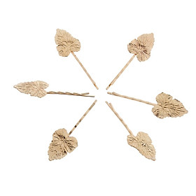 Women's Leaf Section Hairpin Clip Barrette Bangs Hair Pin Hair Accessories