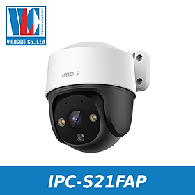 Camera an ninh ngoài trời Imou IPC-S41FAP(4.0MP) và IPC-S21FAP(2.0MP) Camera IP PoE PT Full Color 4.0MP và 2.0MP (Camera chỉ cấp nguồn POE không có jack cắm nguồn) - Hàng chính hãng