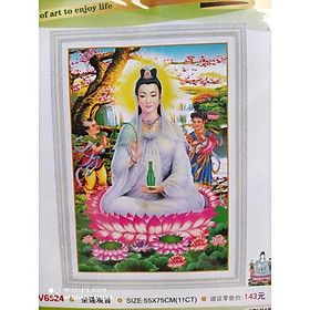 Mua tranh thêu 5d quan âm dv6524