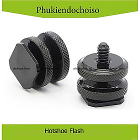 Mua Ốc 1/4 đế kép gắn Hotshoe khe Flash