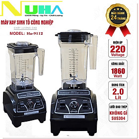 Mua Máy xay sinh tố công nghiệp 1860W Ladomax HA-9112 xay đá  rau má  sinh tố chuyên quán - Hàng chính hãng