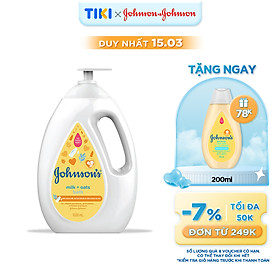Sữa tắm Johnson's Baby chứa sữa và yến mạch (1000ml)