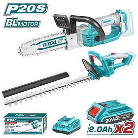 Mua BỘ COMBO MÁY CƯA XÍCH TGSLI20851 & MÁY CẮT HÀNG RÀO THTLI20018(2 pin 20V/2.0Ah+ sạc) TOTAL TOSLI23044 - HÀNG CHÍNH HÃNG