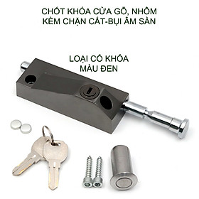 Mua Chốt chặn cửa bằng hợp kim chắc chắn kèm đầu chặn cát  bụi bẩn âm sàn