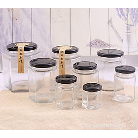 Mua Hũ Lục Giác Nắp Thiết 45ml | 80ml |100ml | 180ml   Tùy Chọn Dung Tích
