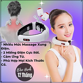 Máy Massage Cổ Vai Gáy 3D Thông Minh Sử Dụng Xung Điện Trị Liệu Kèm 2