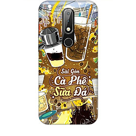 Ốp lưng dành cho điện thoại NOKIA X6 Hình Sài Gòn Cafe Sữa Đá - Hàng chính hãng