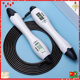 Dây nhảy lõi thép Cleacco tự động đếm số , đếm giờ , tích hợp đo calo , quãng đường