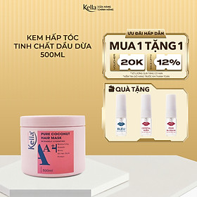 Dầu hấp tóc Kella Pure Coconut A+ (Hũ 500ml)