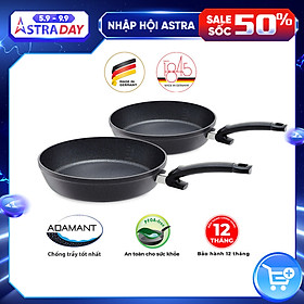 Bộ 2 chảo chống dính cao cấp Đức đáy từ Fissler Adamant Comfort 24cm&28cm