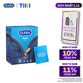 Bao cao su Durex Jeans Hộp 30 bao