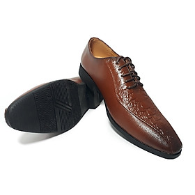 >> BÁO GIÁ GIÀY TÂY NAM DA BÒ SODOHA SDH9338 | Shopee Lazada Sendo Tiki mới nhất 162 Giày tây nam da bò thật dập vân cá sấu cao cấp, đường may tỉ mỉ đế cao su ép nhiệt chắc chắn có rãnh chống trượt-HS048