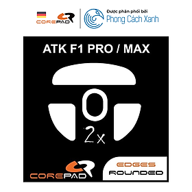 Feet chuột PTFE Corepad Skatez PRO ATK Blazing Sky F1 Pro Wireless / F1 Pro MAX Wireless (2 bộ) - Hàng Chính Hãng