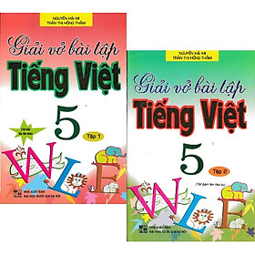 Hình ảnh Sách - Combo Giải Vở Bài Tập Tiếng Việt 5 (2 Tập)