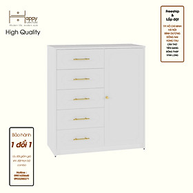 Mua  Happy Home Furniture  NERIS  Tủ lưu trữ 5 ngăn kéo - 1 cánh mở   90cm x 40cm x 100cm ( DxRxC)  THK_148