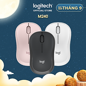 Chuột không dây Logitech M240 Silent Bluetooth - Hàng chính hãng