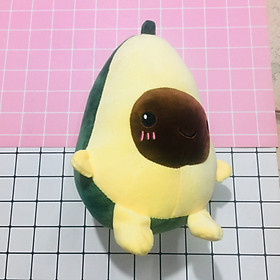 Gấu bông bơ xanh min 21cm x 27cm 