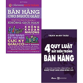 [Download Sách] Combo 2 Quyển 4 Quy Luật Bất Biến Trong Bán Hàng + Bán Hàng Cho Người Giàu