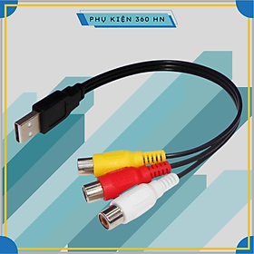 Mua ROGTZ Cáp Chuyển Đổi USB Sang 3 RCA Dùng Cho TV HDTV Dài 0 3m - Hàng Nhập Khẩu